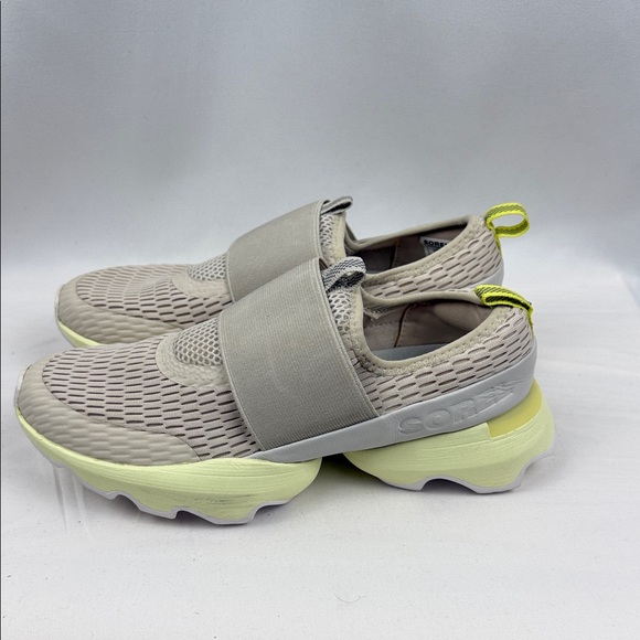 Sorel Shoes - Sorel Cream and Light Yellow Slip-On Shoes